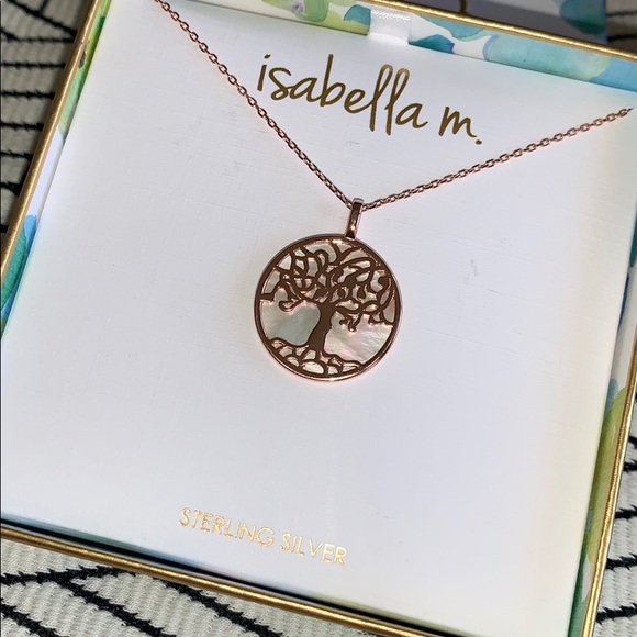 isabella m. Jewelry - Sterling Siver Necklace with Tree Pendant